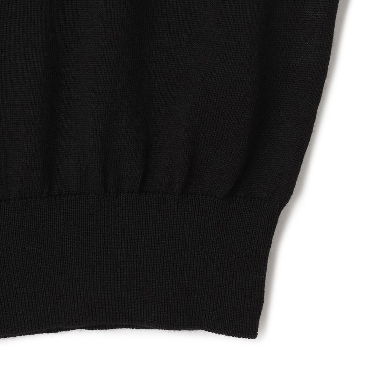 ＪＰコンフォート ネイビー 【JOHN PEARSE comfort navy】【秋冬】ハイネックセーター/ブラック/洗える×毛玉レス 黒