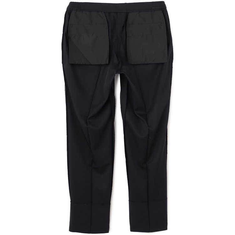 ＪＰ コンフォート 【JOHN PEARSE comfort】【春夏】2釦シングルスーツ 1タック/ネイビー×チェック/ウエストシャーリング/COOL MAX/※パンツ裾上げ済み仕様 紺中間