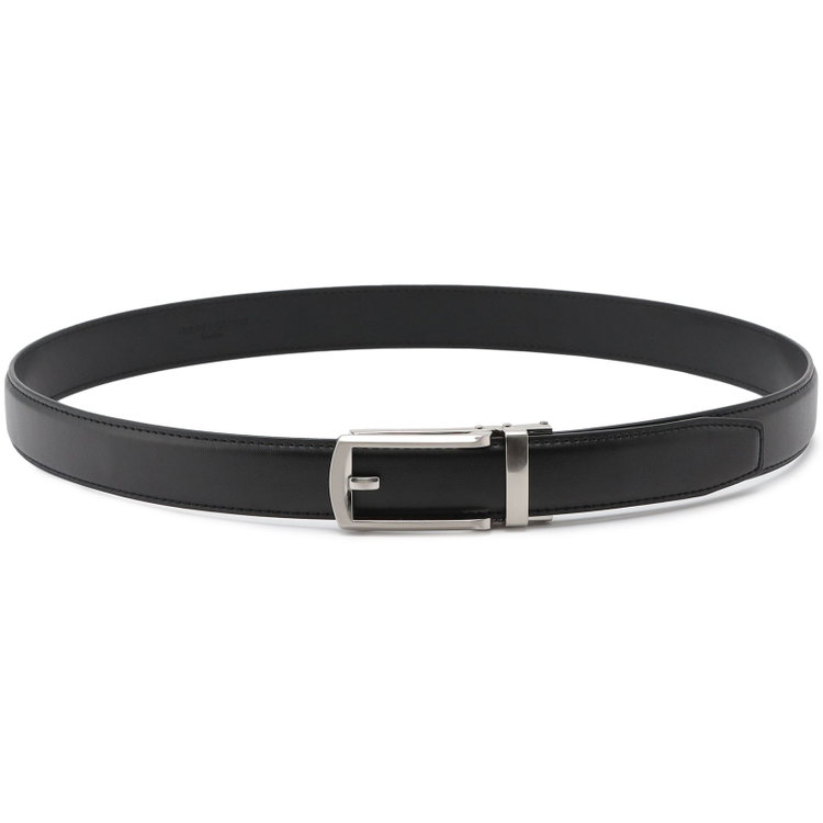 【JOHN PEARSE】【フリーアジャスト仕様/5mm間隔/32段階】バックルベルト 2.9cm幅/ブラック(ウエスト91cmまで対応)