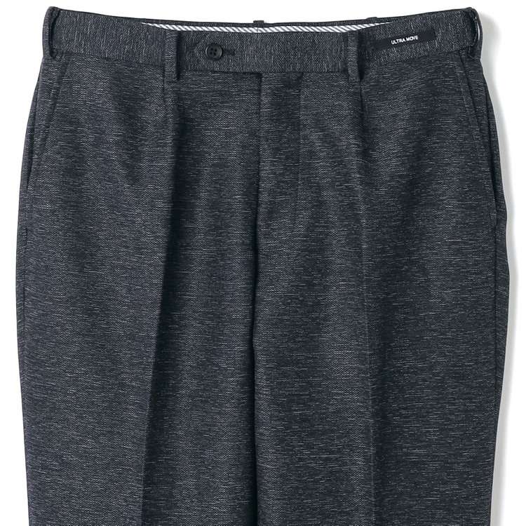 ＪＰ コンフォート 【JOHN PEARSE comfort navy】【春夏】機能性ポリエステル ショートタックパンツ/ネイビー/ウエストムーブ仕様/ULTRA MOVE/※裾上げ必要 紺中間