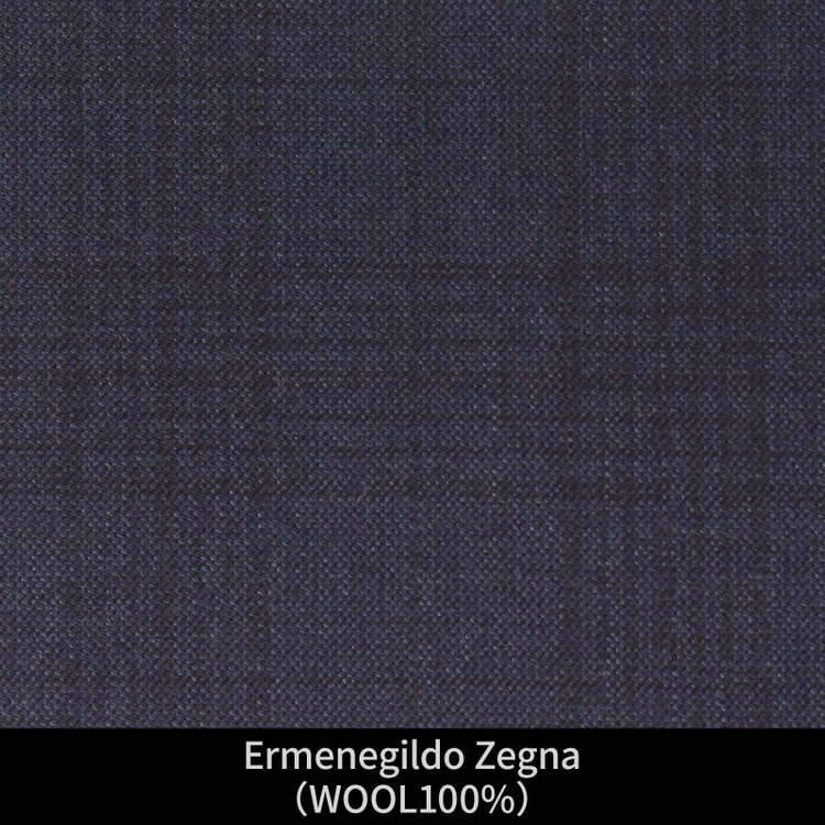 ジョンピアース 【パターンオーダー】【JOHN PEARSE WHITE 2釦】【秋冬】スーツ/Ermenegildo Zegna/ネイビー×チェック(WOOL100%) ネイビー系(紺)