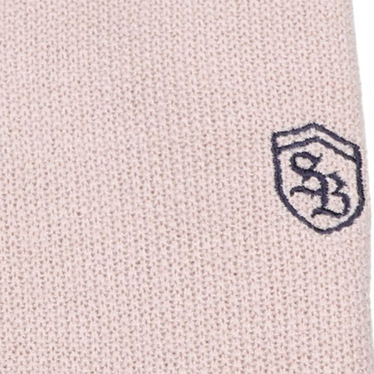 スタンリーブラッカ 【stanley blacker】【長袖】胸刺繍ハイゲージタートルネックニット/ベージュ ベージュ系(薄茶)