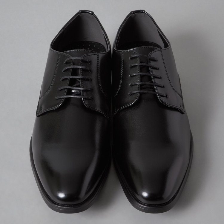 ＵＮＰＲＥＳＳＵＲＥ 【Unpressure】プレーントゥドレスシューズ/ブラック/「抗菌」「防臭」 黒