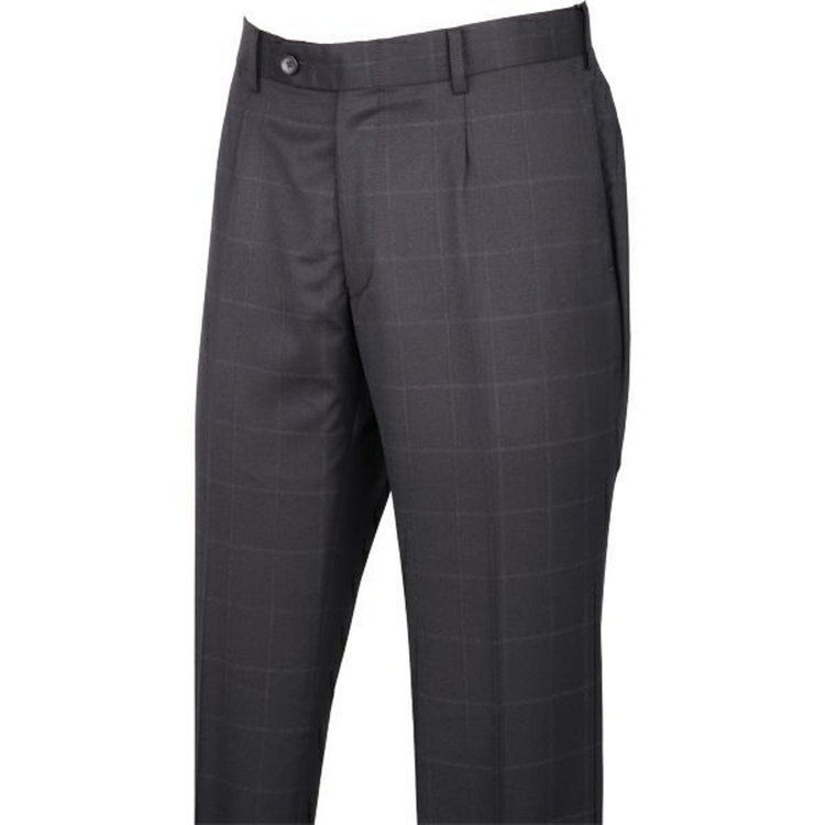 ＪＰ コンフォート 【JOHN PEARSE comfort】【秋冬】2釦シングルスーツ ショートタック/ブラック×ウィンドペン/REAL BLACK COLLECTION/NEW ZEALAND LIMITED WOOL ブラック系(黒)