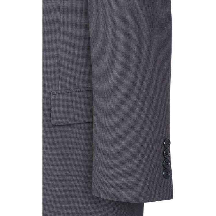 ＵＮＰＲＥＳＳＵＲＥ 【Unpressure】【春夏】2釦シングルスーツ 0タック/ネイビー×チェック/ウォッシャブルパンツ ネイビー系(紺)