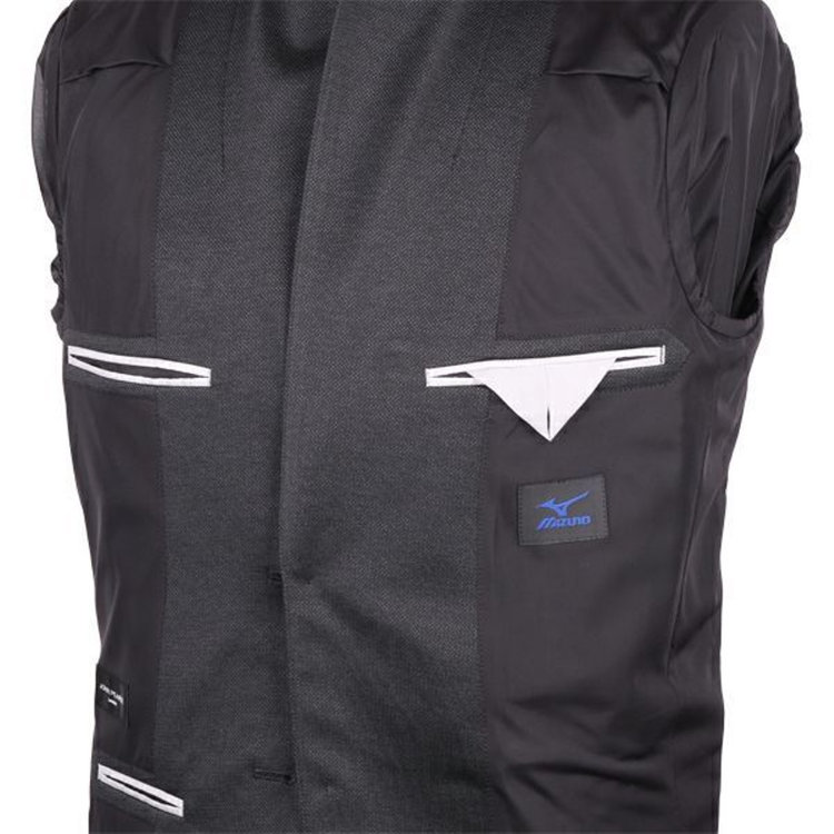 ＪＰ コンフォート 【JOHN PEARSE comfort】【春夏】2釦シングルスーツ 1タック/ブラック/ULTRA MOVE/MIZUNO/ICE TOUCH ブラック系(黒)