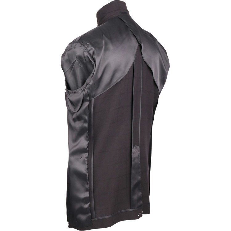 トゥルートップ 【TRUE TOP】【春夏】2釦シングルスーツ 1タック/ブラック×シャドーチェック/ウォッシャブルパンツ ブラック系(黒)