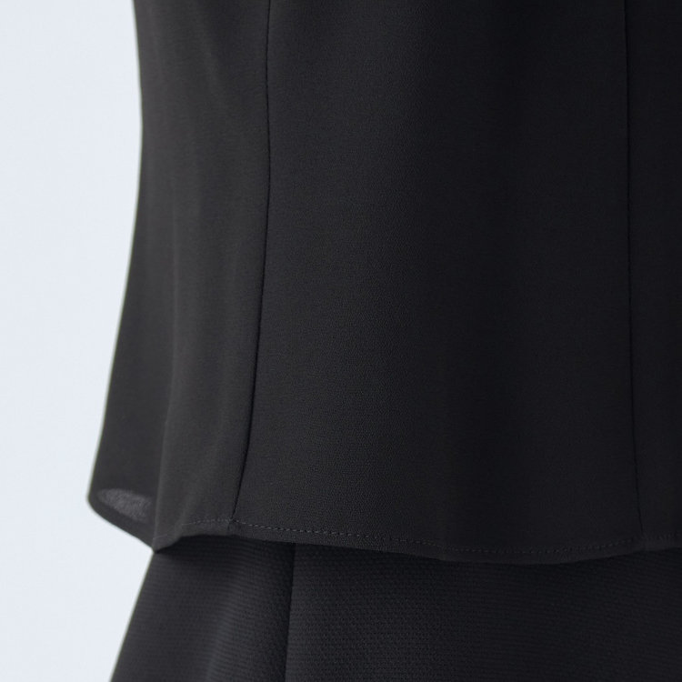 カンサイファム 【KANSAI YAMAMOTO FEMME】【年間】ノーカラー＋ワンピーススカートレディースフォーマル 黒