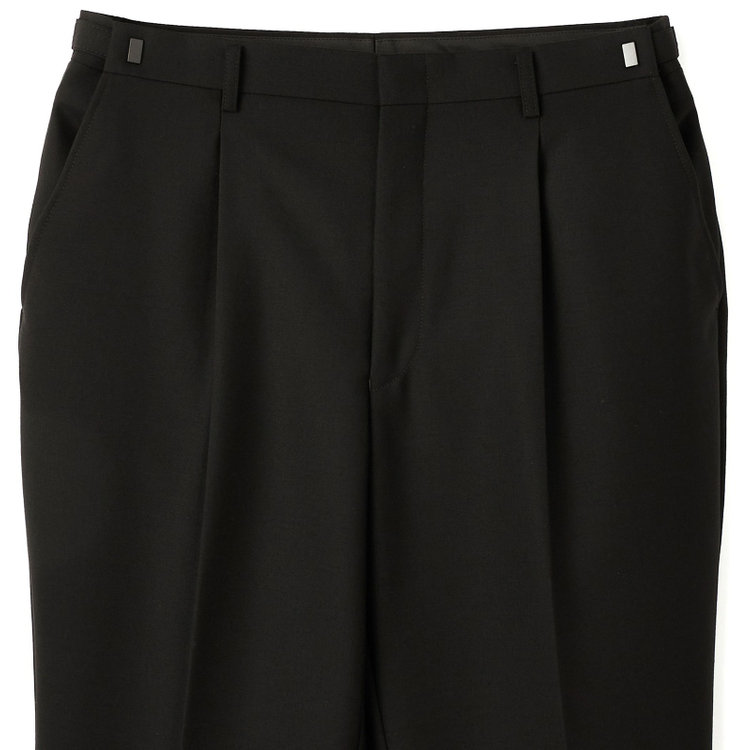 トゥルートップ 【TRUE TOP】【秋冬】2釦シングルフォーマルスーツ 1タックパンツ/アジャスター付/※裾上げ必要 黒