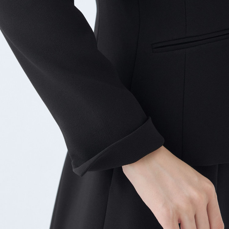 カンサイファム 【KANSAI YAMAMOTO FEMME】【年間】ノーカラー＋ワンピーススカートレディースフォーマル 黒