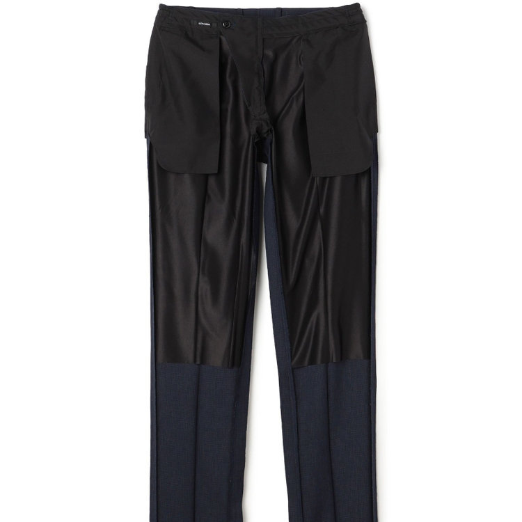 ＪＰ コンフォート 【JOHN PEARSE comfort】【年間】スリーピース2釦シングルスーツ ショートタック/ネイビー×チェック/ULTRA MOVE/ウォッシャブル/※裾上げ必要 紺中間