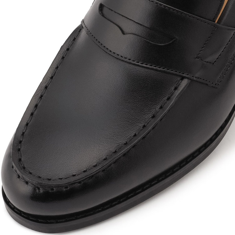 ＪＰ コンフォート  【JOHN PEARSE】ローファードレスシューズ/ブラック/セメント製法 黒