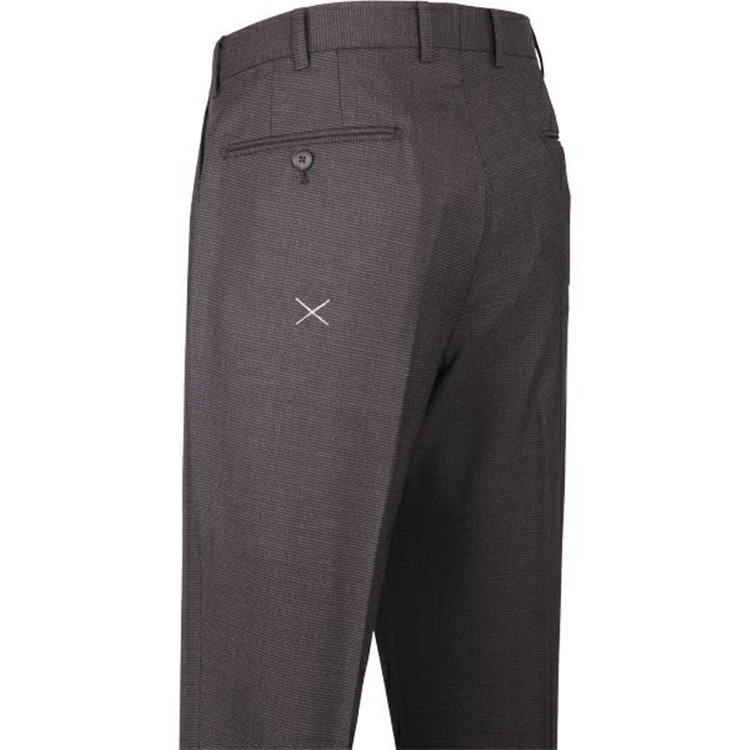 ＪＰ コンフォート 【JOHN PEARSE comfort】【秋冬】2釦シングルスーツ ショートタック/ブラウン×ハウンドトゥース/REAL BROWN COLLECTION/NEW ZEALAND LIMITED WOOL ブラウン系(茶)