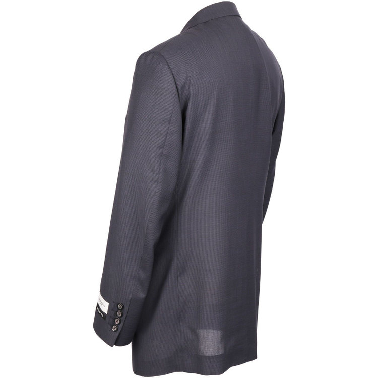 ジョンピアース 【JOHN PEARSE White】【春夏】2釦シングルスーツ 1タック/ネイビー×チェック/ULTRA LIGHT SPEC ネイビー系(紺)