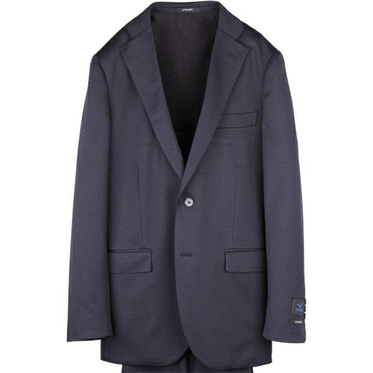 ＪＰ コンフォート 【JOHN PEARSE comfort】【秋冬】2釦シングルスーツ ショートタック/ネイビー×ソリッド/ULTRA MOVE/BREATH THERMO/ウォッシャブル/MIZUNO ネイビー系(紺)