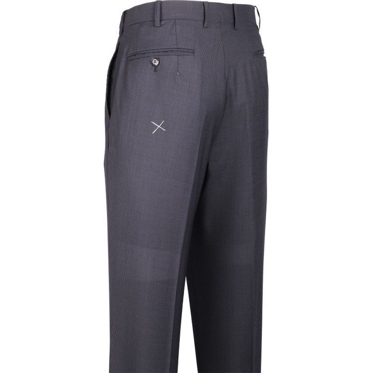 ジョンピアース 【JOHN PEARSE White】【春夏】2釦シングルスーツ 1タック/ネイビー×チェック/ULTRA LIGHT SPEC ネイビー系(紺)