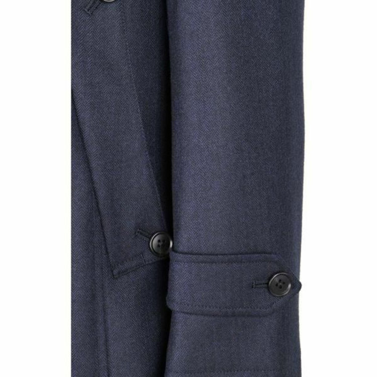 ソノタ（KONAKA用） 【トレンチ】ウールコート/ネイビー×ヘリンボーン ネイビー系(紺)