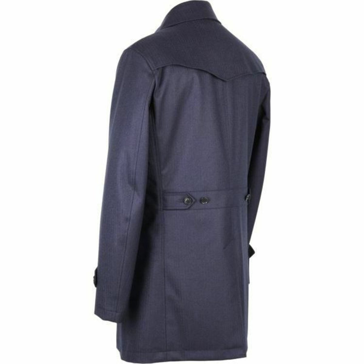 ソノタ（KONAKA用） 【トレンチ】ウールコート/ネイビー×ヘリンボーン ネイビー系(紺)