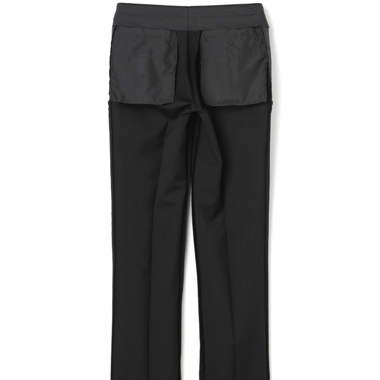 ＵＮＰＲＥＳＳＵＲＥ 【Unpressure】【秋冬】2釦シングルフォーマルスーツ 0タックパンツ/アジャスター付き/※裾上げ必要 黒