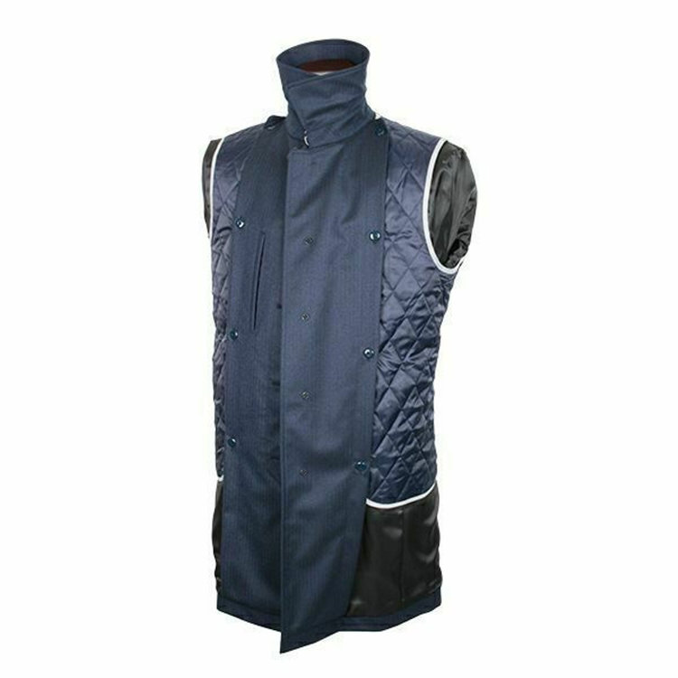 ソノタ（KONAKA用） 【トレンチ】ウールコート/ネイビー×ヘリンボーン ネイビー系(紺)