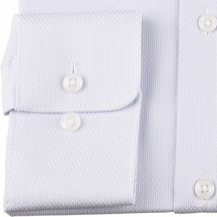 ハイスペックモーション 【HIGH SPEC MOTION】【形態安定】【ストレッチ】ワイドカラードレスワイシャツ/サックス×ドビー/LYCRA ブルー系(青)