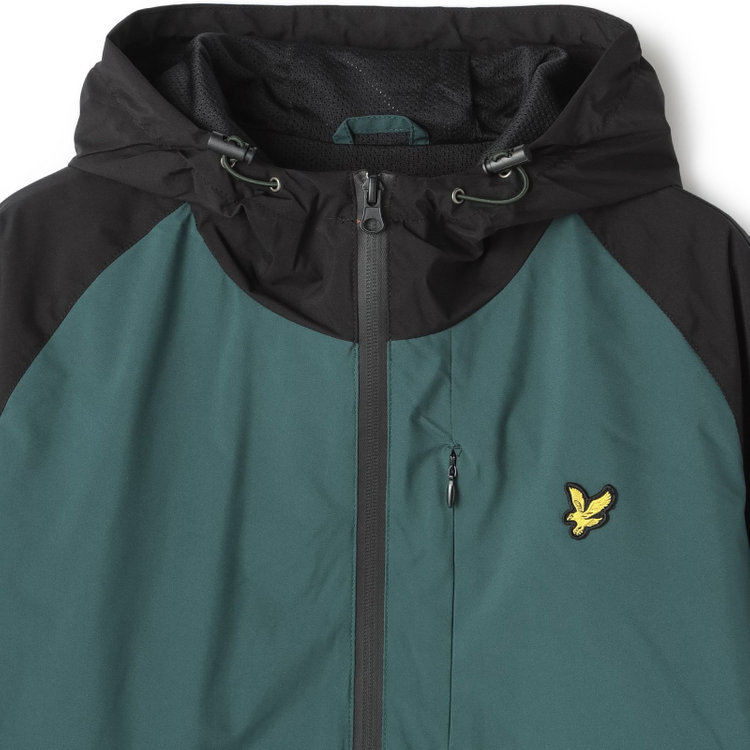 ライル＆スコット 【LYLE&SCOTT】ウインドブレーカー/グリーン×ブラック 緑中間