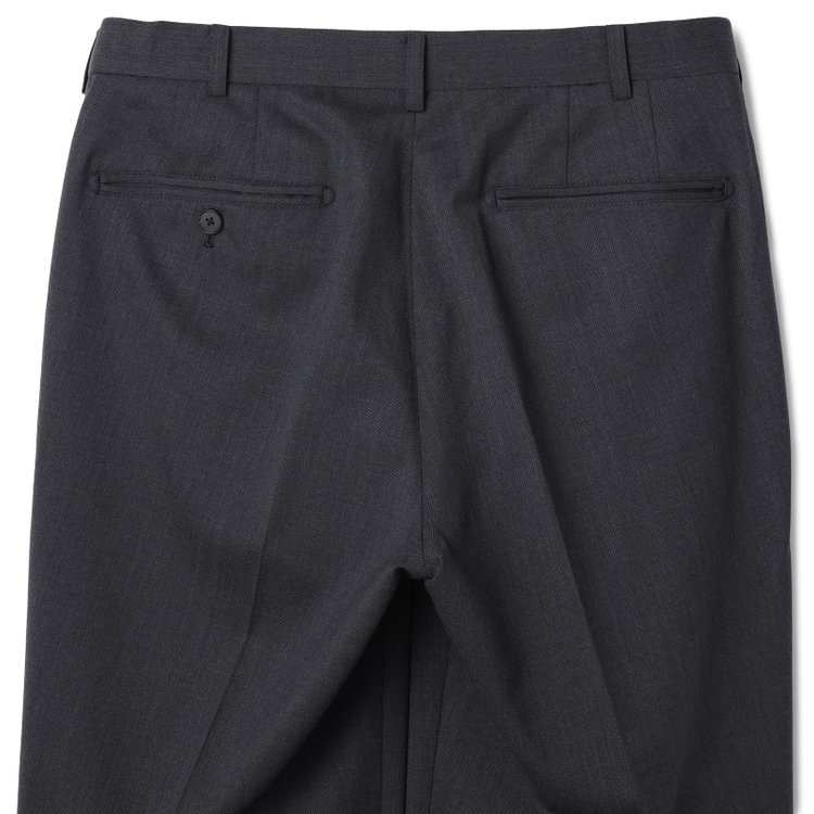 ＪＰ コンフォート 【ULTRA MOVE CROSS】【JOHN PEARSE comfort】【年間】ショートタックスラックス/グレー×カルゼ/※裾上げ必要 グレー濃色