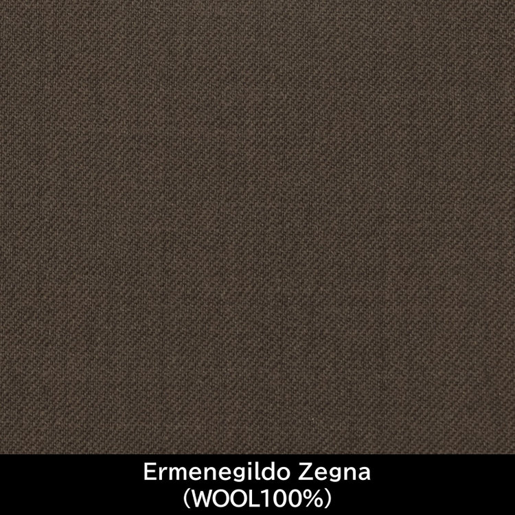 ジョンピアース 【パターンオーダー】【JOHN PEARSE WHITE 2釦】【春夏】スーツ/Ermenegildo Zegna/ブラウン(WOOL100%) ブラウン系(茶)