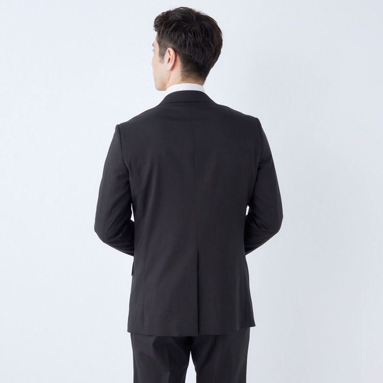 ドナートヴィンチウォモ 【THE 神 SUIT】【Donato Vinci Italy UOMO】【春夏】2釦シングルスーツ 0タック/ブラック/NEW ZEALAND WOOL SUPER170'S/※裾上げ必要 黒