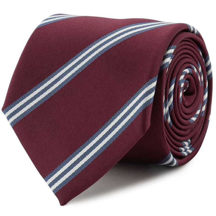 KONAKA　アウトレット 【WEB限定/OUTLET/汚れ・キズ等有】【発送在庫あり】【HIGH SPEC MOTION】ウォッシャブル ストライプネクタイ 8.0cm幅/ワイン その他