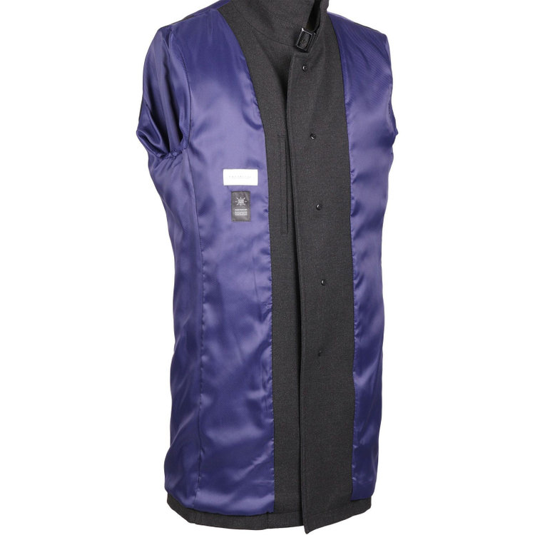 ＫＡＮＳＡＩＭＡＮ 【KANSAIMAN collection】【スタンドカラー】コート/グレー×ソリッド グレー系(灰)