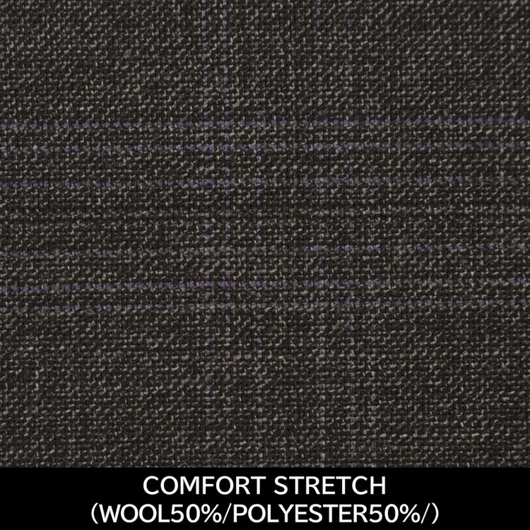 ＪＰ コンフォート 【パターンオーダー】【JOHN PEARSE comfort 6釦2掛ダブル】【秋冬】スーツ/COMFORT STRETCH/グレー(WOOL50% POLYESTER50%) グレー系(灰)