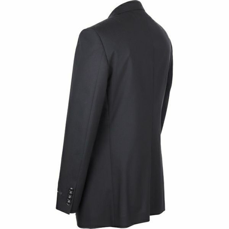 ＪＰセレクトライン 【JOHN PEARSE Black SELECT LINE】【年間】2釦シングルスーツ/ブラック×ドビー/SHOWER CLEAN 黒