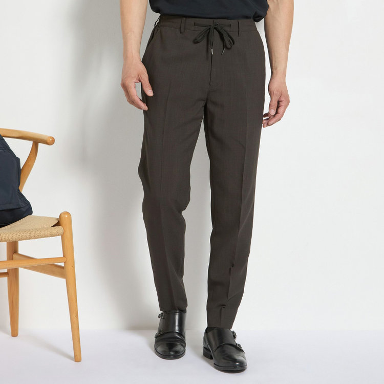 【ULTRA WORK SUIT】【春夏】セットアップパンツ/カーキ/ドローコード/裾上げ済み仕様