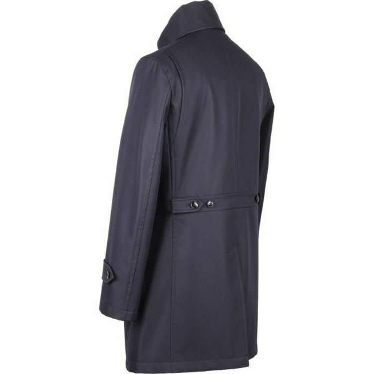 ソノタ（KONAKA用） 【PATRIZIO LORENTINI】【ナポレオンカラー】新素材コート/ネイビー×ドビーソリッド ネイビー系(紺)
