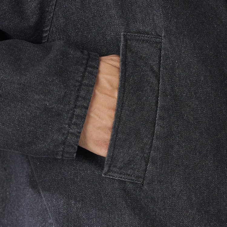 スタンリーブラッカ 【stanley blacker new york】【秋冬】デニムハンティングジャケット/ブラック 黒