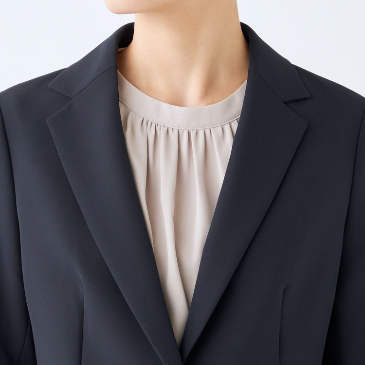 ＭＩＲＵＭ 【mirum purple】【年間】1釦テーラードジャケット/ネイビー 紺中間