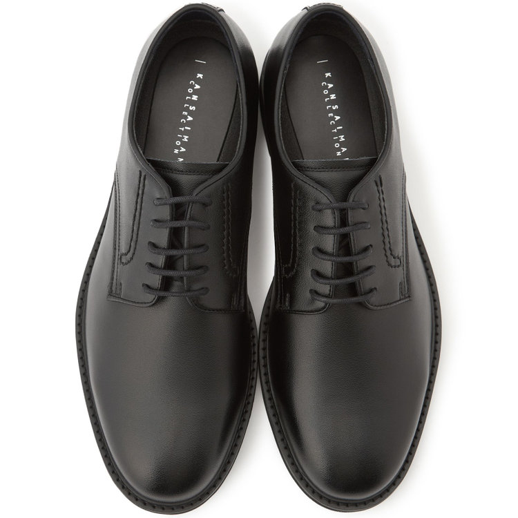 ＫＭＣブラック 【KANSAIMAN collection】プレーントゥドレスシューズ/ブラック 黒