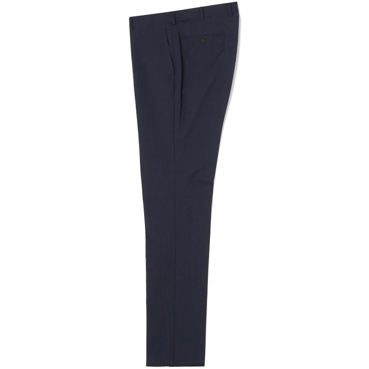 ＪＰセレクトライン 【JOHN PEARSE Black SELECT LINE】【春夏】2釦シングルスーツ ノータックパンツ / ネイビー / 形状安定 /SHOWER CLEAN ※裾直し必要 紺中間