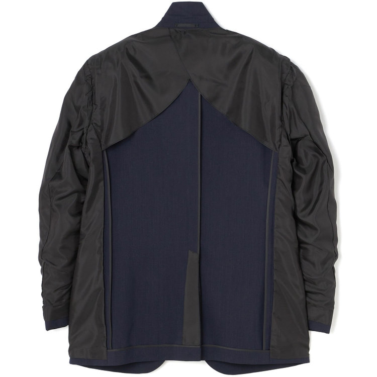 ＪＰセレクトライン 【JOHN PEARSE Black SELECT LINE】【春夏】2釦シングルスーツ ノータックパンツ / ネイビー / 形状安定 /SHOWER CLEAN ※裾直し必要 紺中間