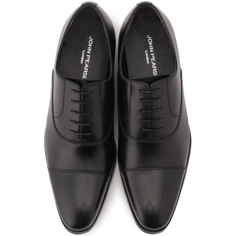 ジョンピアース 【JOHN PEARSE】ストレートチップ ドレスシューズ/ブラック/セメント製法 黒