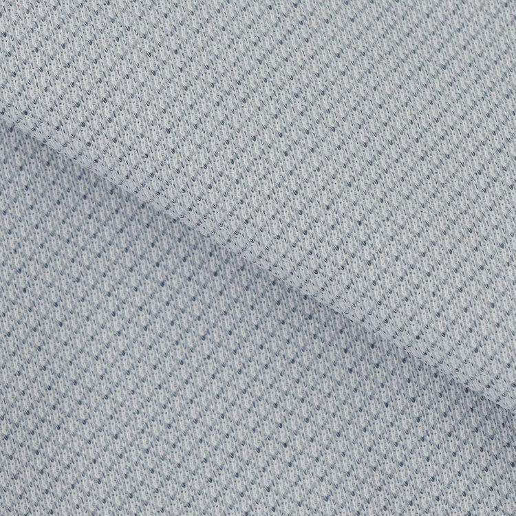 ジョンピアースブラック 【JOHN PEARSE Black】【ノーアイロン】ボタンダウンドレスワイシャツ/グレー×ドビー/ULTRA MOVE「ニット素材」「ノーアイロン」「ストレッチ」「高通気性」 青中間