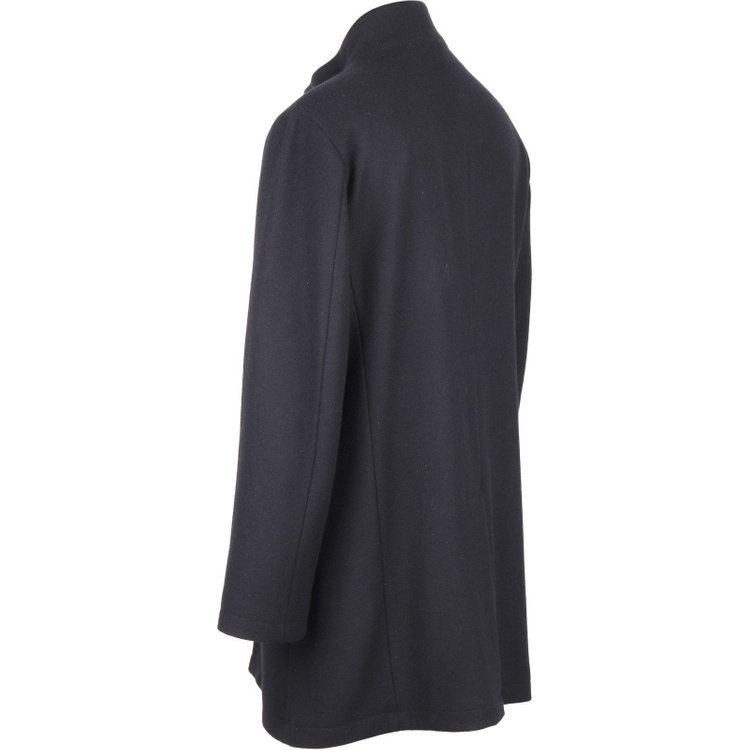 ソノタ（KONAKA用） 【dezert】ウールスタンドカラーコート/ブラック/FABRIC MADE IN JAPAN ブラック系(黒)