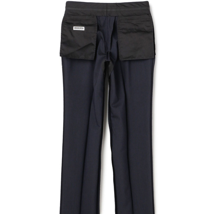 ドナートヴィンチウォモ 【Donato Vinci Italy UOMO】【春夏】2釦シングルスーツ 0タック/ネイビー×シャドーストライプ/NEW ZEALAND WOOL/REAL NAVY/COOL REFLECTION/SustainaBee Wool/※裾上げ必要 紺中間