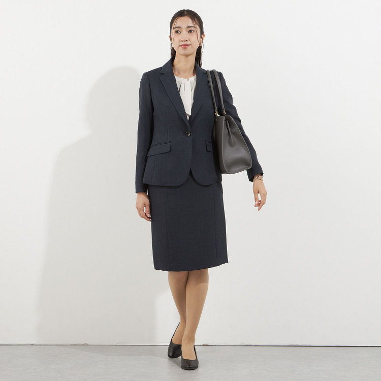 ソノタ（KONAKA用） 【Diana】【秋冬】ジャケット/ネイビー/ウォッシャブル＆ストレッチ 紺中間