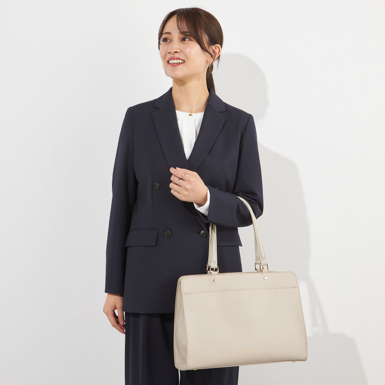 ナチュラル　ビューティー 【NATURAL BEAUTY】【年間】4釦1掛けダブルジャケット/ネイビー 紺中間