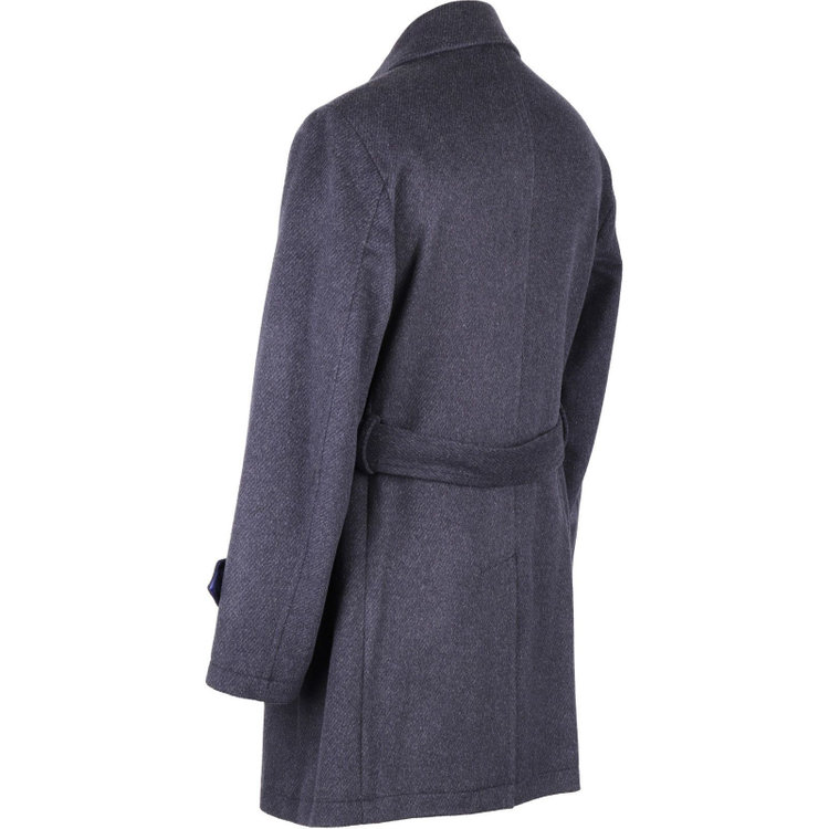 ソノタ（KONAKA用） 【ステンカラー】ウールコート/ネイビー×ソリッド ネイビー系(紺)