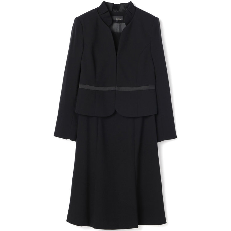 ソノタ（KONAKA用） 【RADVAN】【年間】スタンドタック襟アンサンブルレディースフォーマル 黒