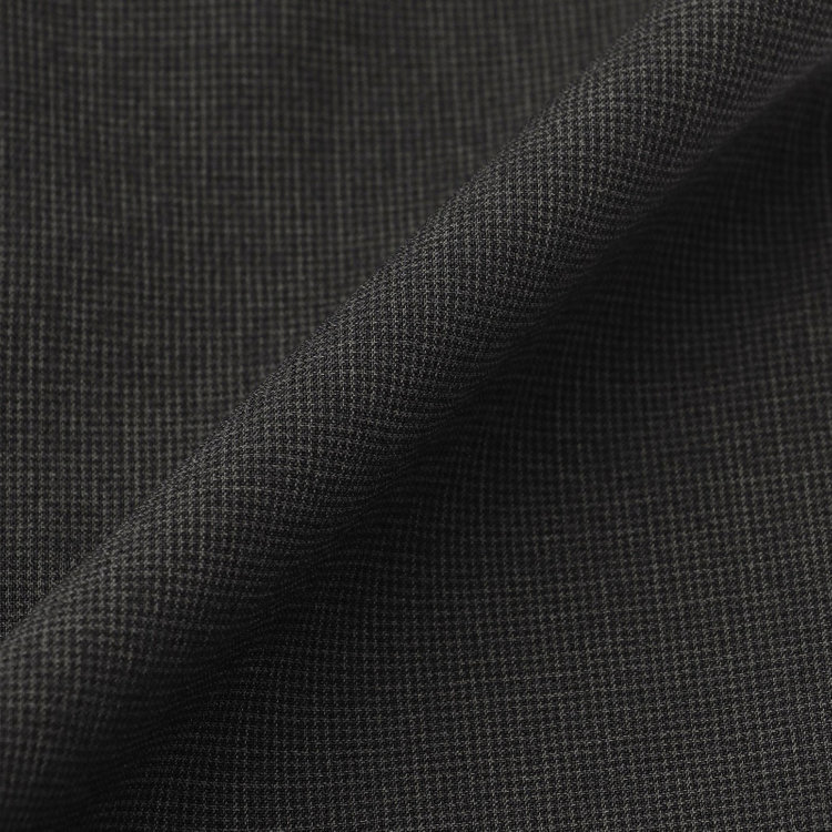 ＪＰ コンフォート 【JOHN PEARSE comfort】【春夏】ポリエステル ショートタックパンツ/カーキ×ハウンドトゥース/ウエストムーブ仕様/※裾上げ必要 黄淡色
