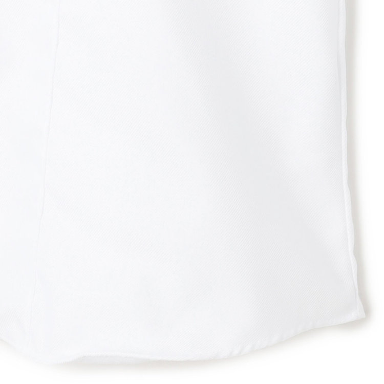 ナチュラル　ビューティー 【NATURAL BEAUTY】リボン取り外しブラウス/ホワイト×ドビー 白